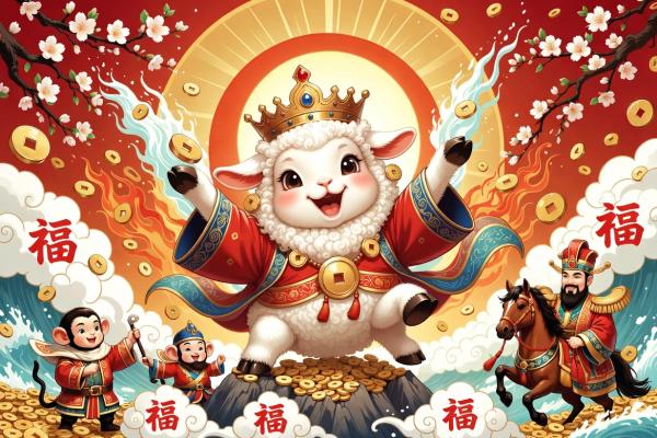 屬羊2026丙午年超旺運！貴人排隊來幫忙、桃花爆棚財源滾滾，事業大翻身、財富留得住，教你穩穩接住這波興旺好運！