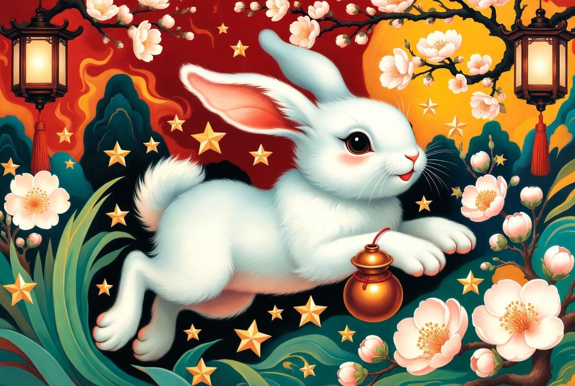 2026丙午馬年屬兔寶寶福星高照！貴人兜底、桃花旺爆，但別讓爛桃花壞了好事