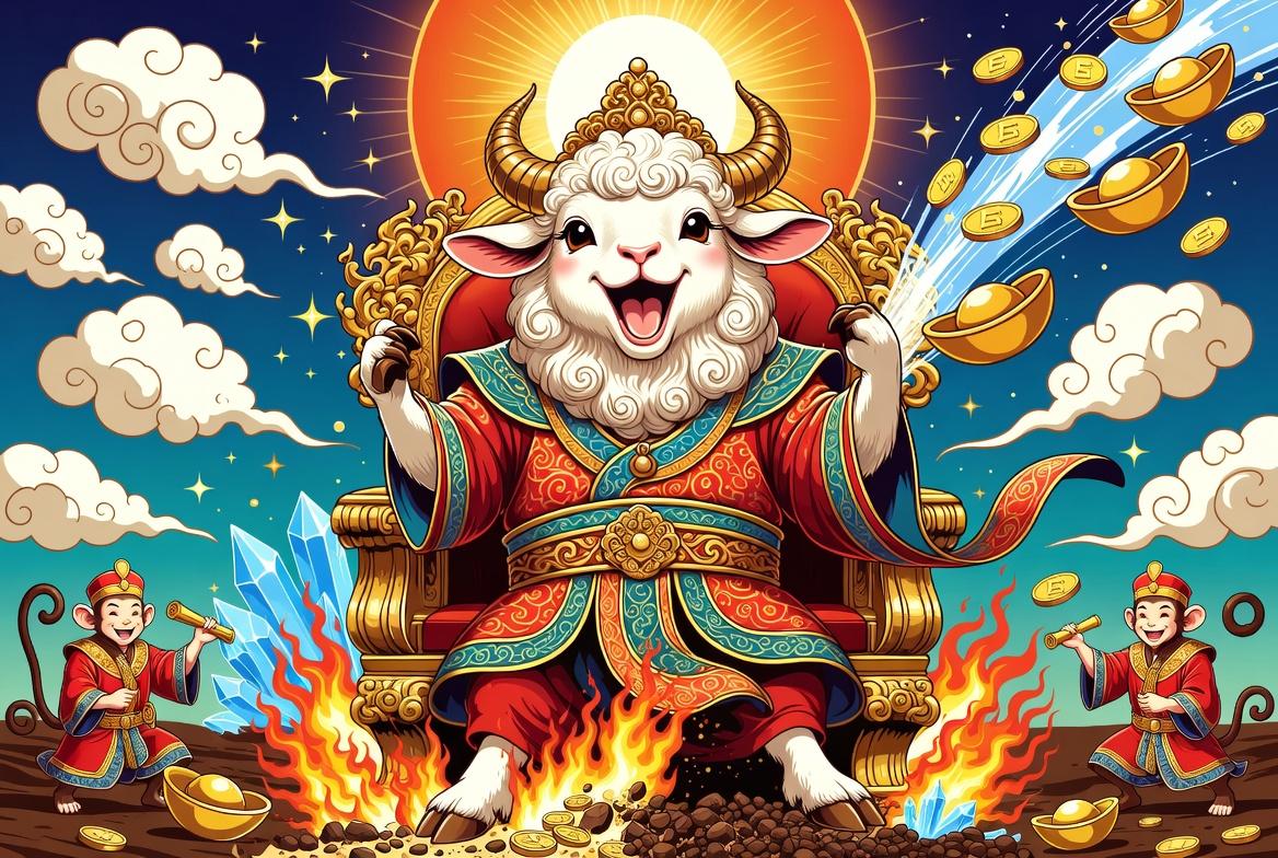 1979年屬羊朋友，2026丙午年大爆發！土羊遇火生財，貴人拉你上位，苦盡甘來當老闆，教你穩穩接住這波皇帝級好運！